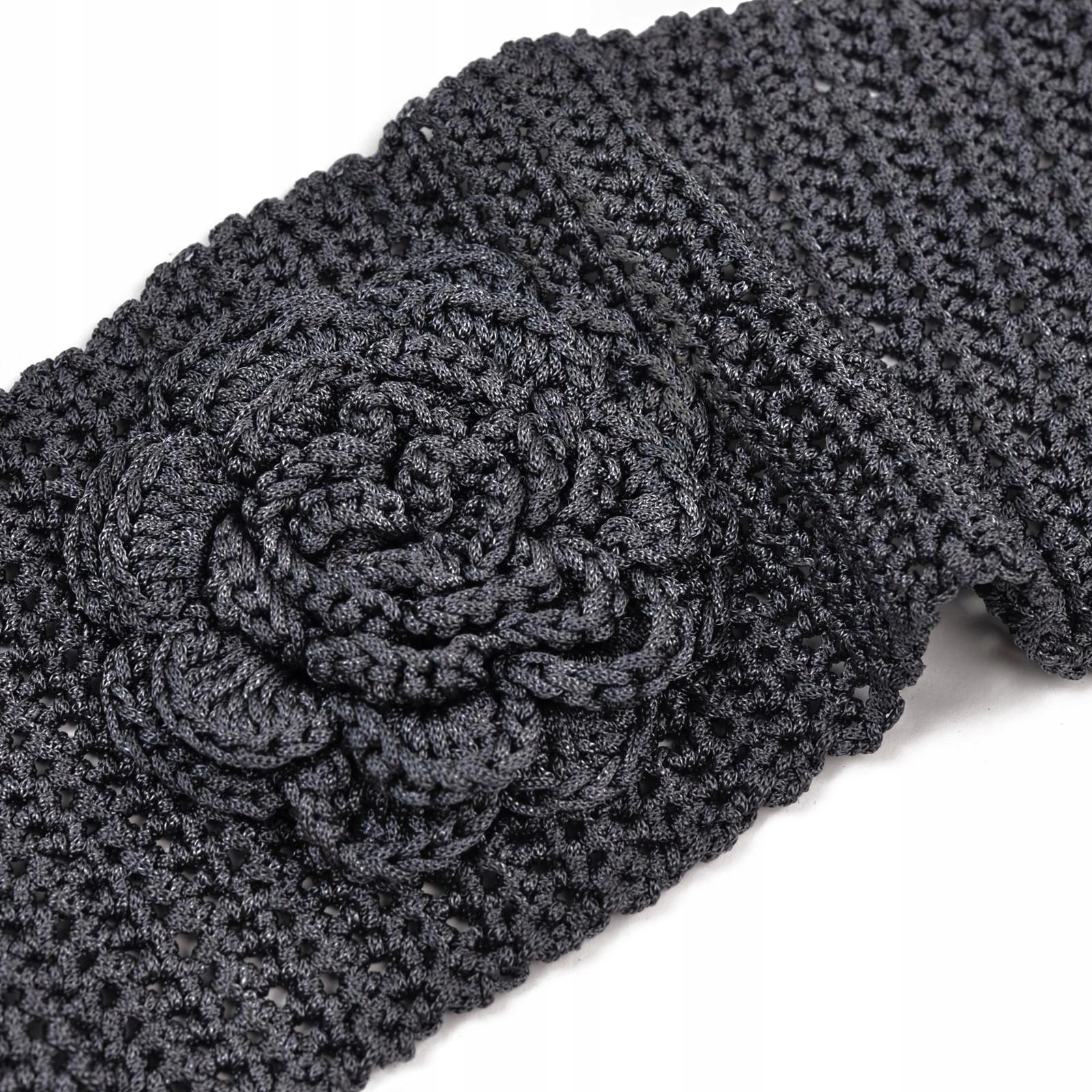 Szaleo śliczna OPASKA z różą cz1370-4 Materiał dominujący syntetyk