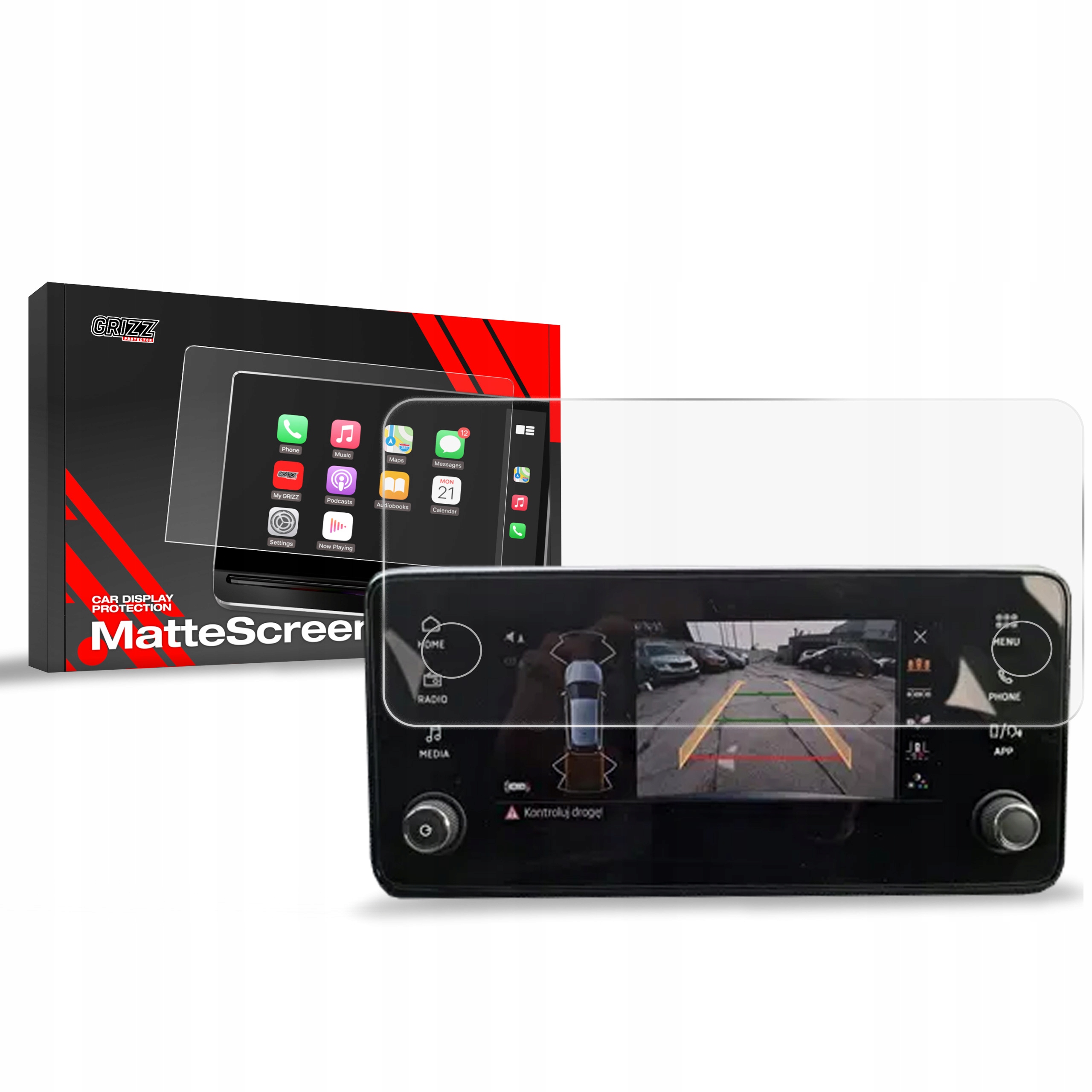 Ochranná fólie displeje, Škoda Fabia IV, 2021- , Bolero, Display 8,25"