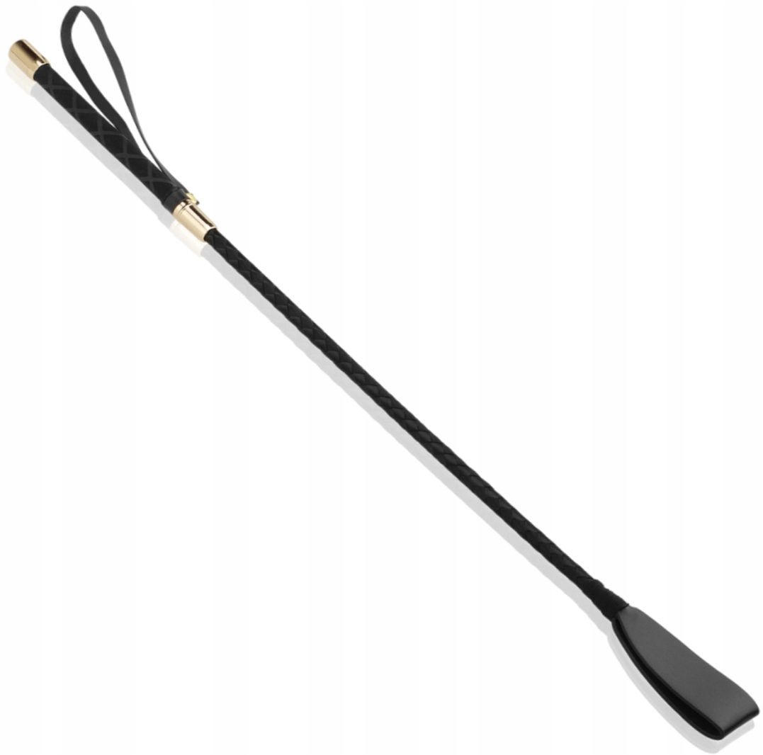 SOLIDNA SKÓRZANA SZPICRUTA Z RĄCZKĄ SEX BAT PEJCZ DO KARANIA CHŁOSTY BDSM