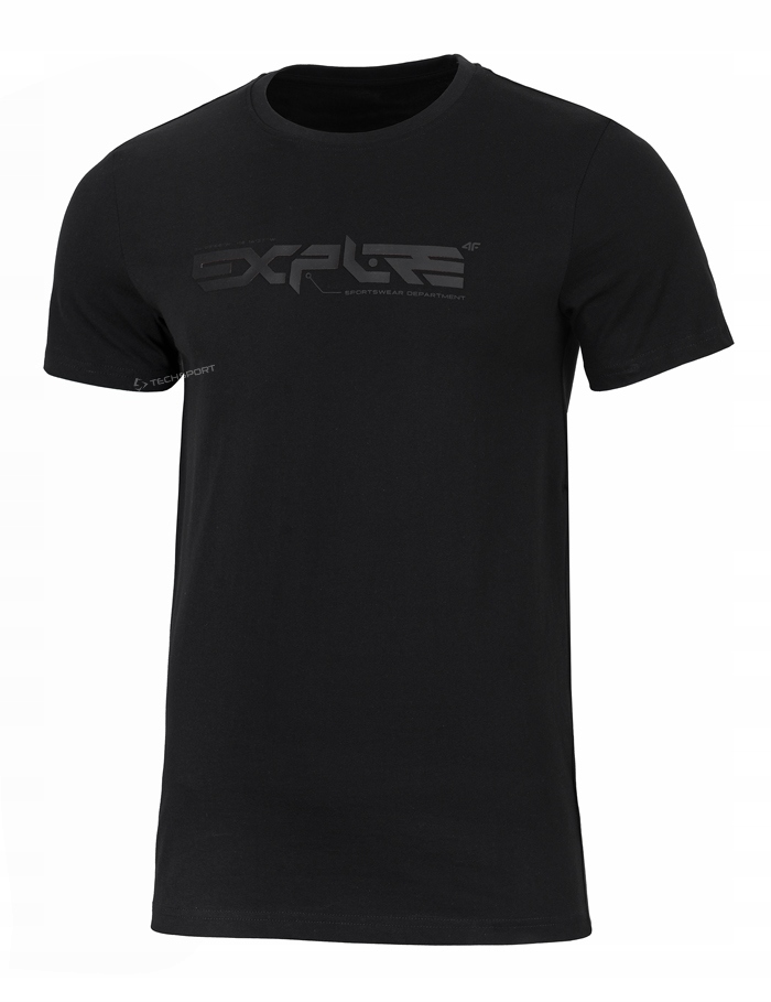 

4F Męska Koszulka T-shirt Bawełna / rozm L