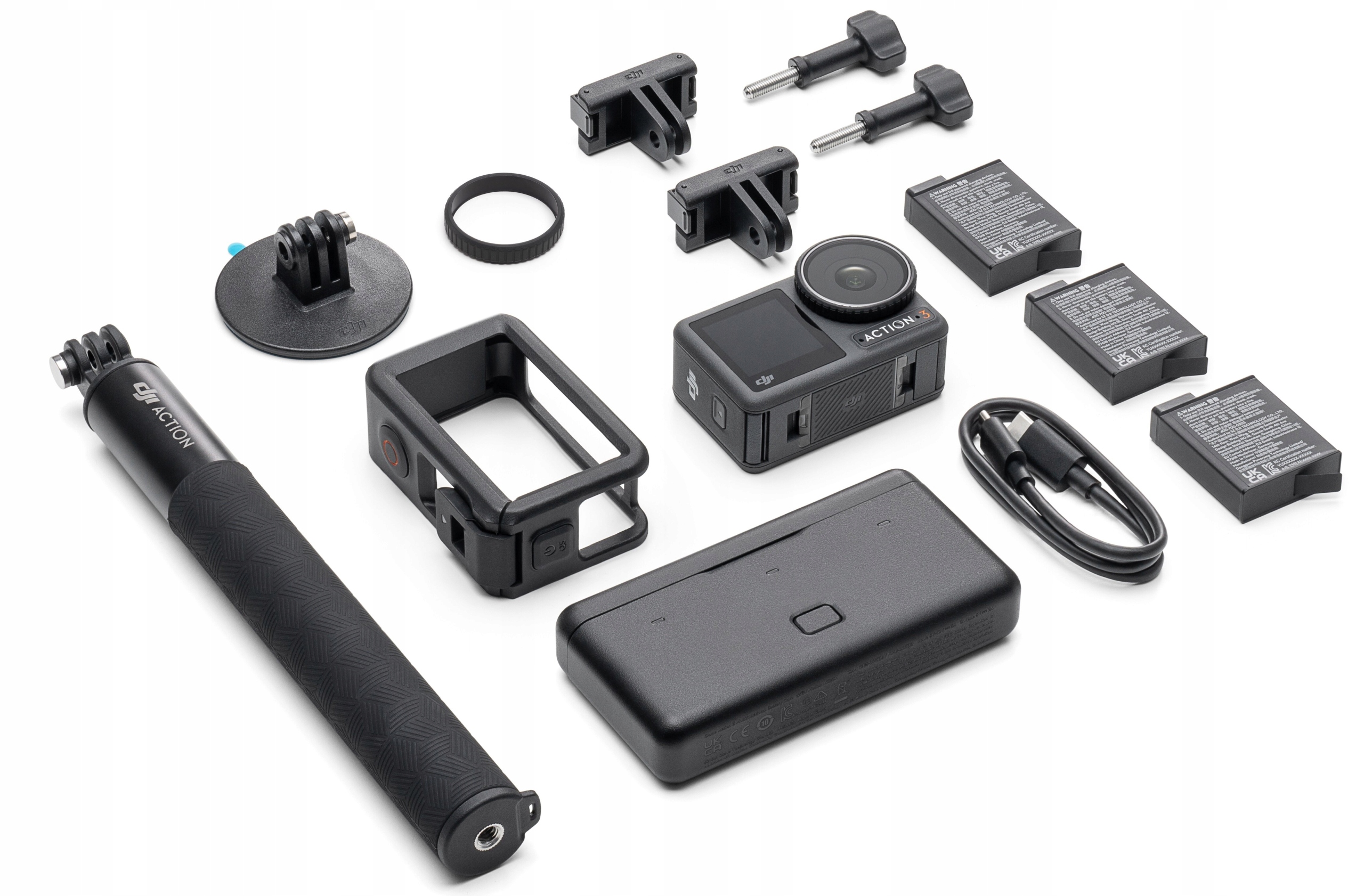 KAMERA SPORTOWA WODODOPORNA DJI OSMO ACTION 3 ADVENTURE COMBO 4K/120FPS Kod producenta CP.OS.00000221.01