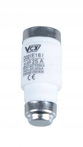

Wkładka Topikowa Bezpiecznikowa D02 40A 400V