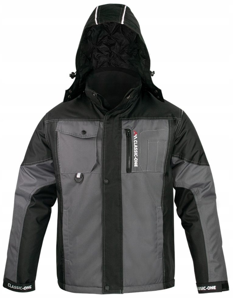 Zateplená Pracovní Bunda S Kapucí Zimní Ochranná Teplá Bozp 3XL