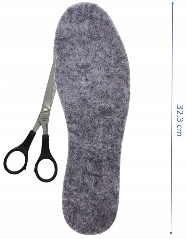 WKŁADKI DO BUTÓW FILCOWE GRUBY FILC 6 mm r. 49 Cechy dodatkowe ocieplające