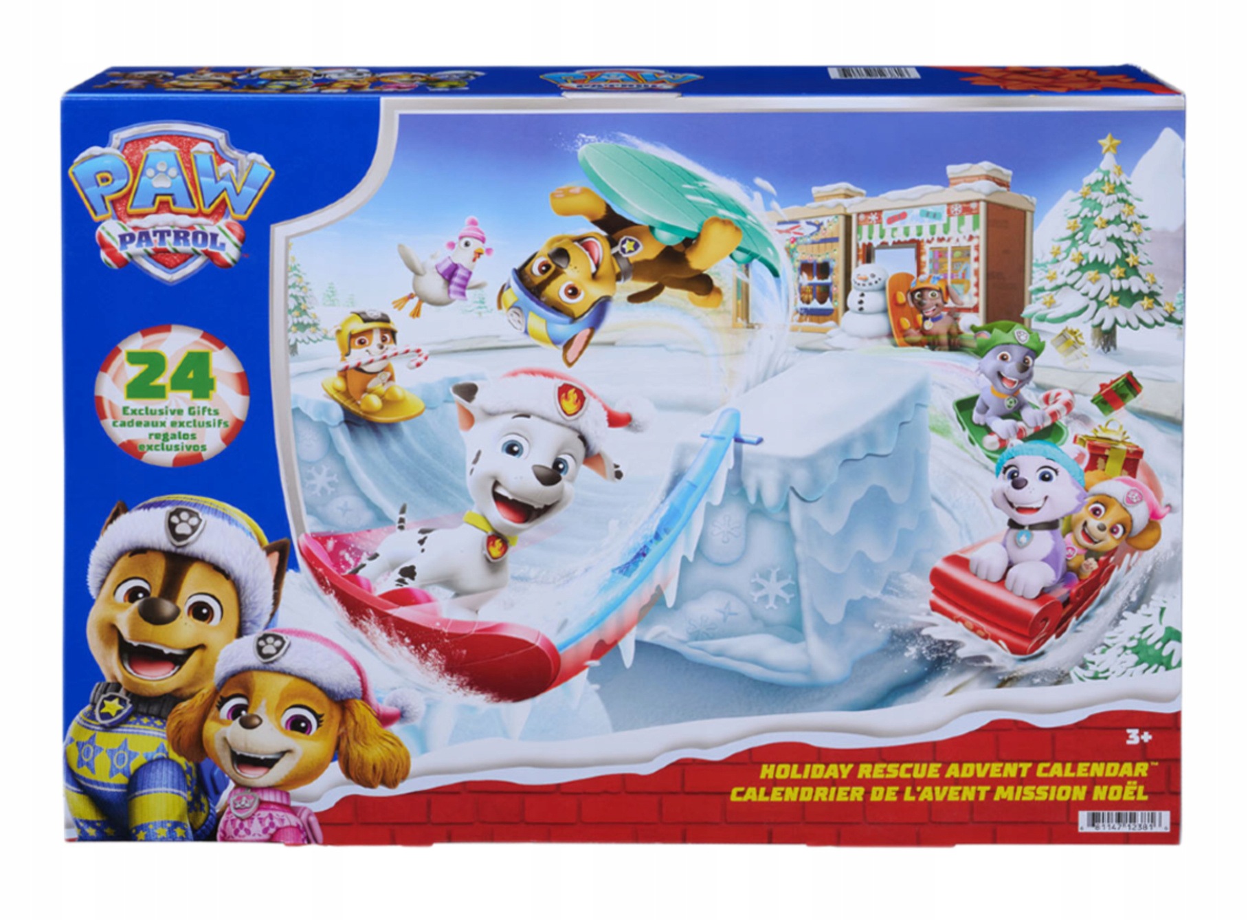 Adventní Kalendář Tlapková patrola 24 Překvapení Figurky Zimní Doplňky