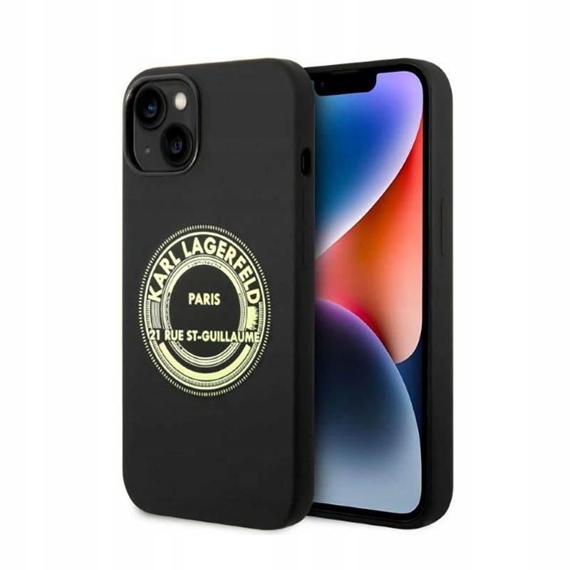 Karl Lagerfeld Silicone Rsg Pouzdro pro iPhone 14 Plus (černé)