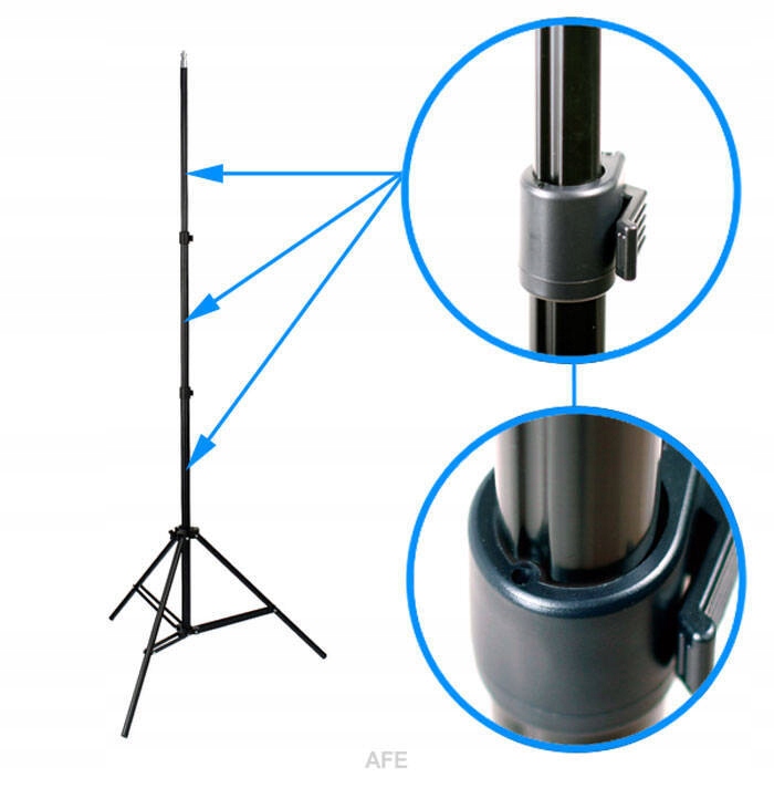 ZESTAW STATYW 803 230cm z PÓŁKĄ ABS 20x13cm na akcesoria , kosmetyki EAN (GTIN) 0736542967678