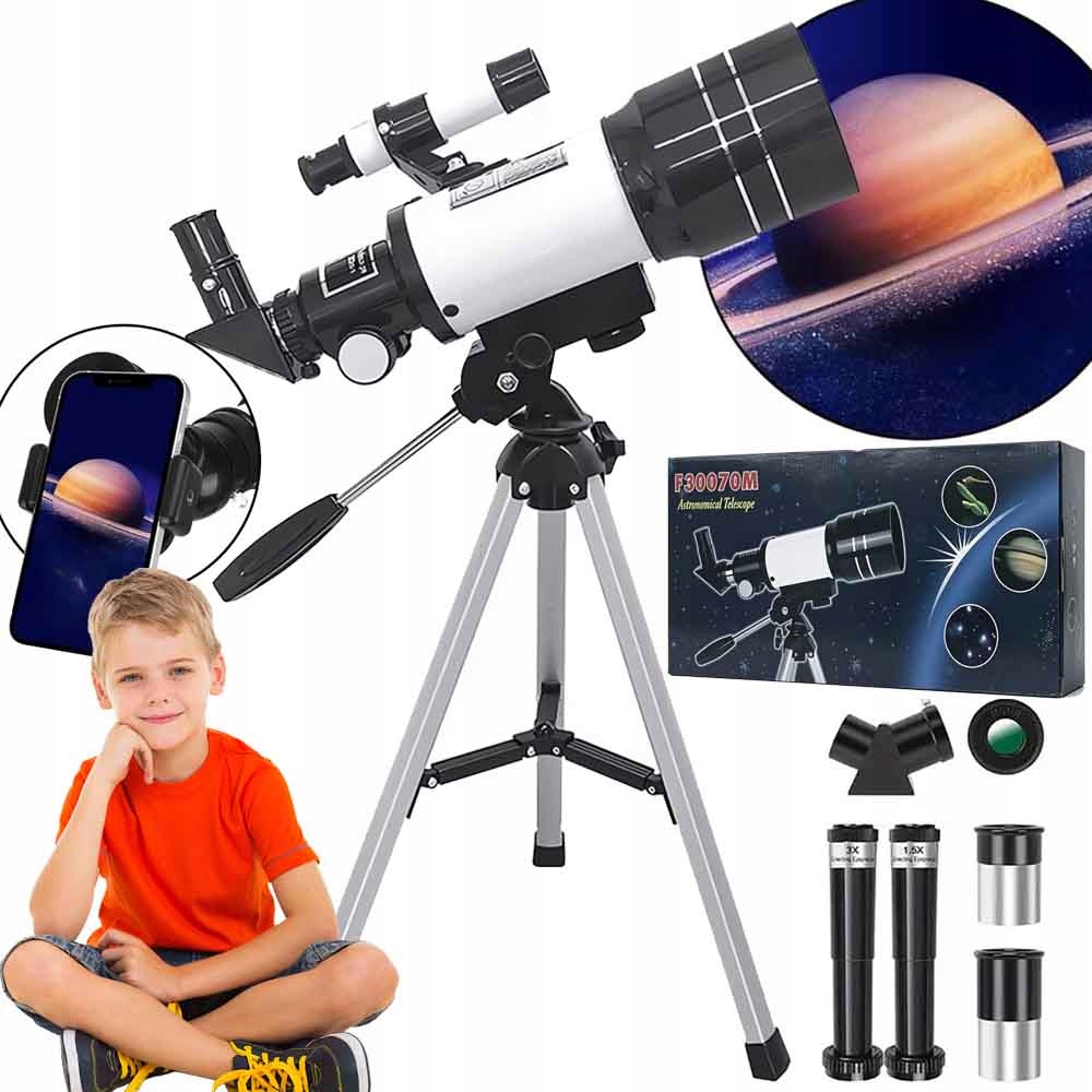 Teleskop Dalekohled Pro Set XL 30070 300 mm Doplňky Dárek pro dítě