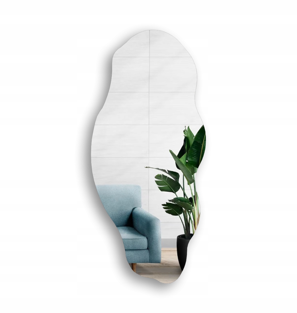 Zrcadlo nepravidelné Lolit 80X164 organické nástěnné do koupelny obývacího pokoje