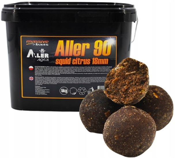 Kulki Massive Baits Aller 90 Squid Citrus 18mm 5kg