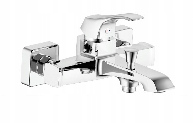 VALVEX CADIA CHROM Bateria wannowa ścienna