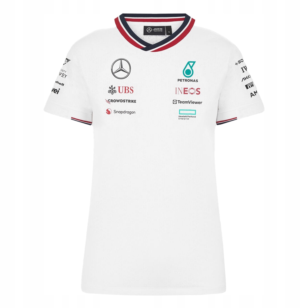 Dámské tričko kulatý výstřih Mercedes Amg Petronas Formule 1, velikost M