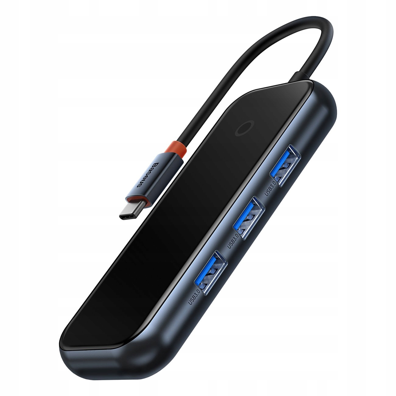 AcmeJoy Hub 4portowy Usbc 3xUSB 3.0 ciemnoszary