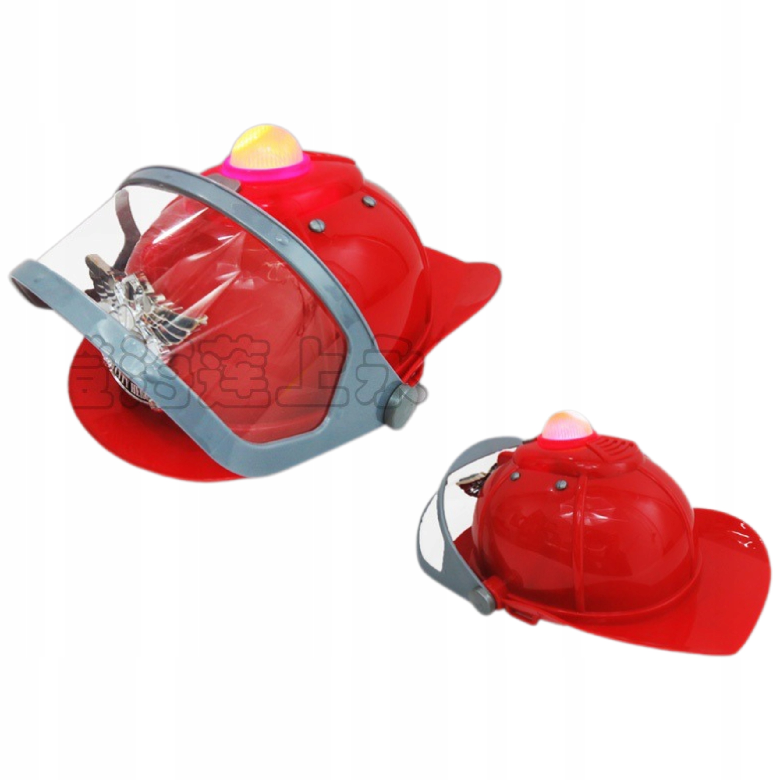 KASK STRAŻACKI Z DŹWIĘKAMI ŚWIATŁEM HEŁM STRAŻAKA DZIECI SYGNAŁ + AUTKO EAN (GTIN) 5905718776429