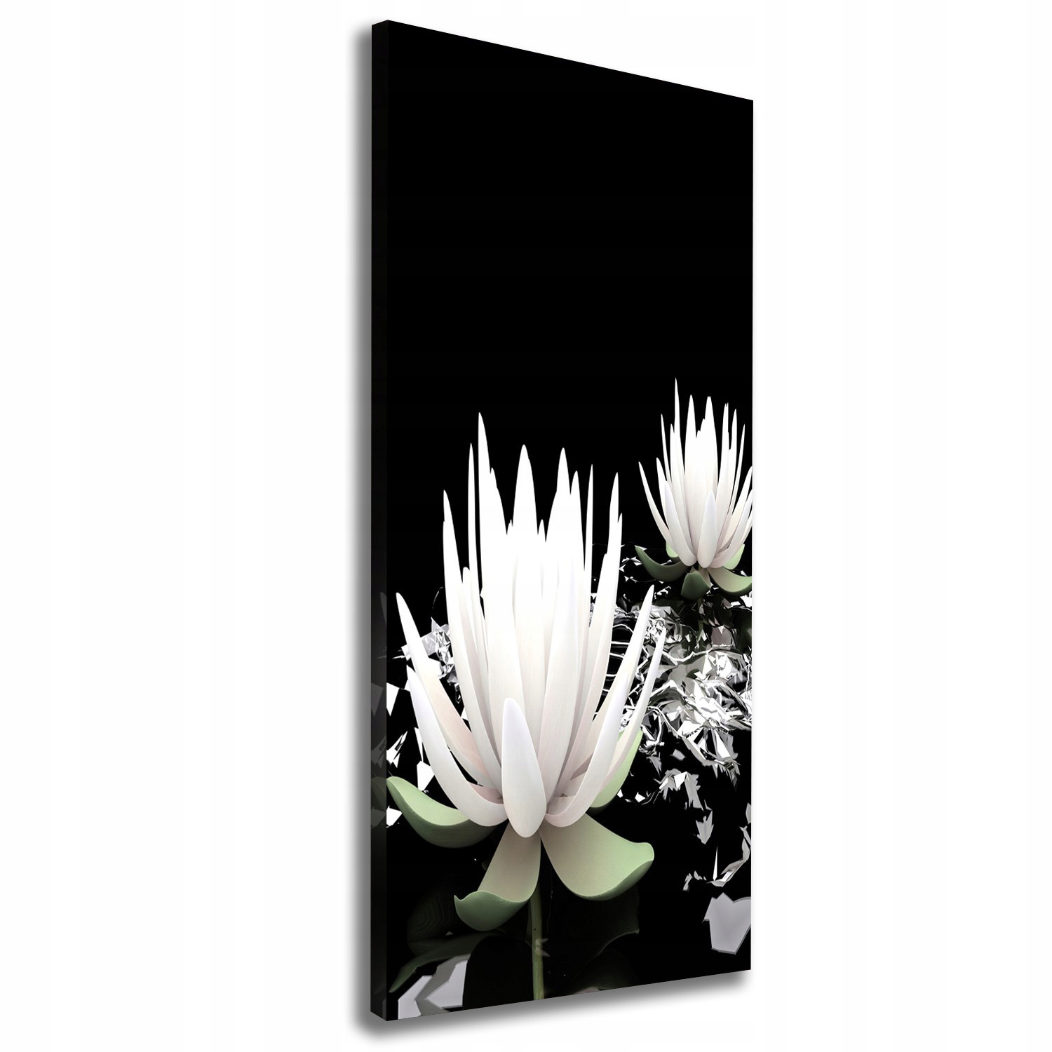 Fotoobraz canvas do obývacího pokoje Lotosový květ 50x125