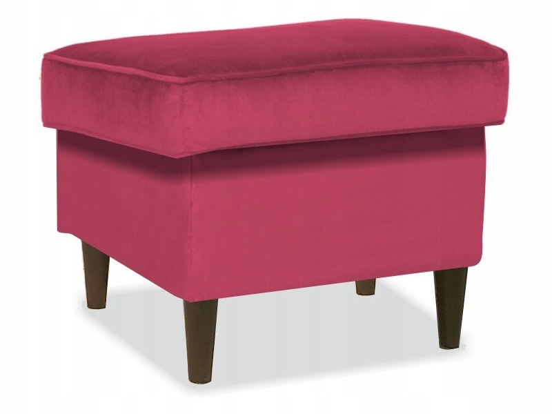 PODNÓŻEK RON K VELVET TURKUS BLUVEL 85 / WENGE Typ tapicerowana