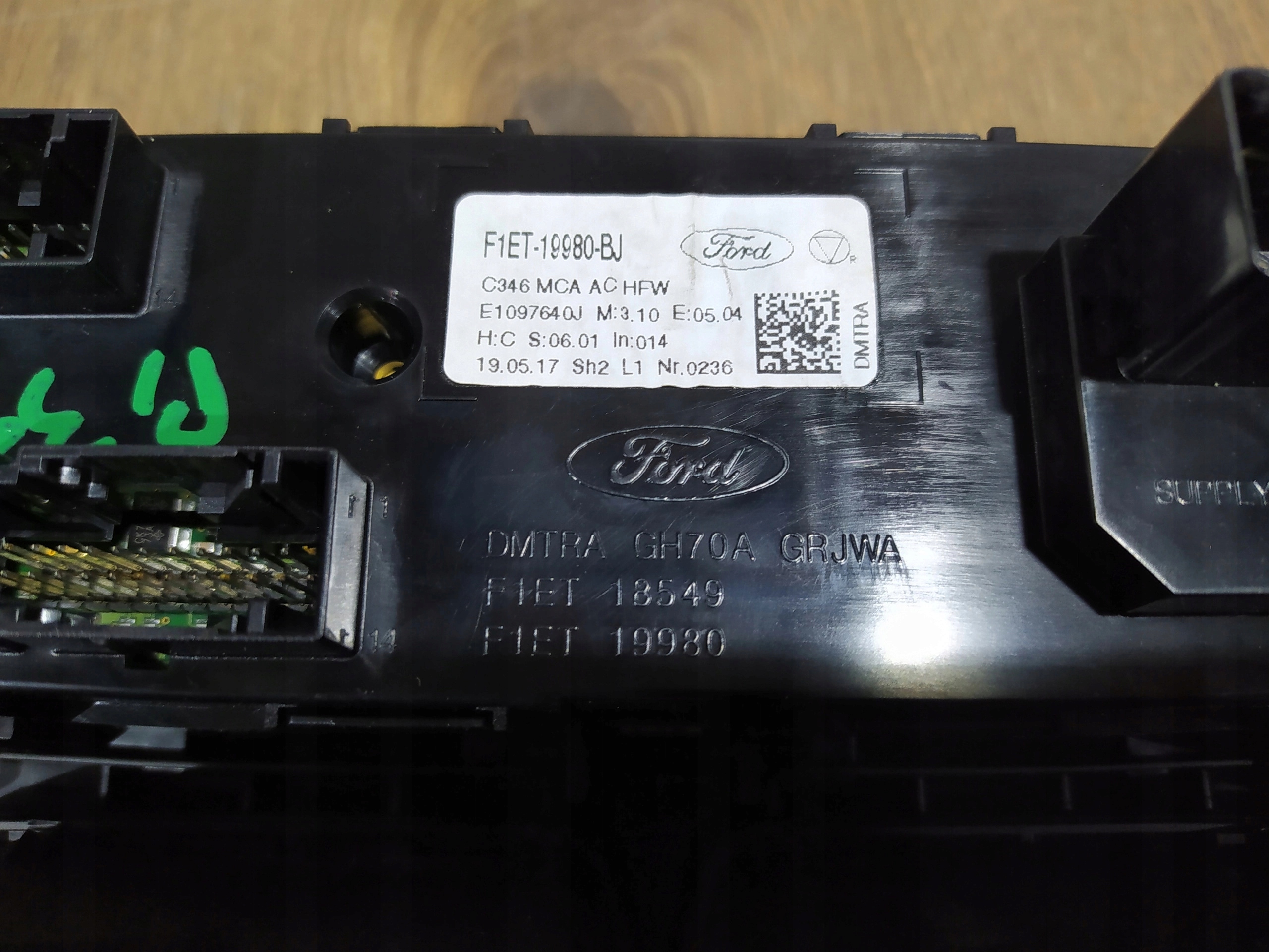 FORD C MAX MK2 панель кондиционера F1ET-19980-BJ