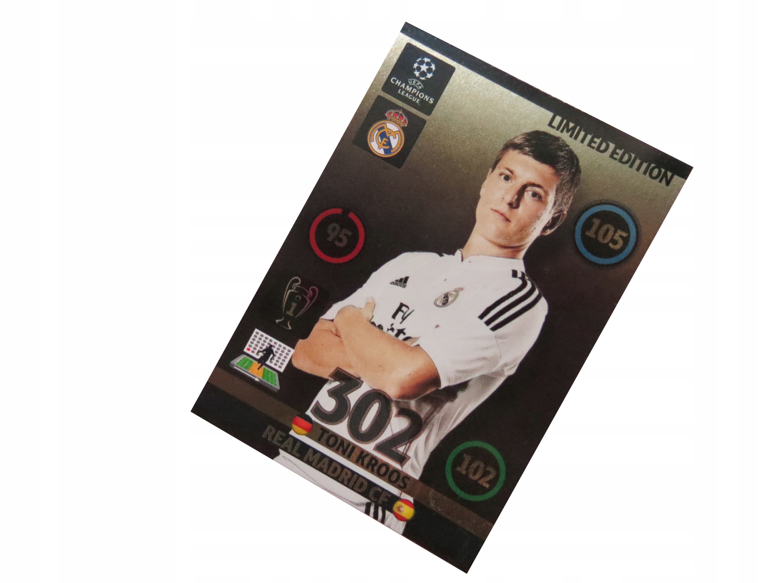 Panini Champions League 2014 2015 Karty Piłkarskie Limited Toni Kroos Real