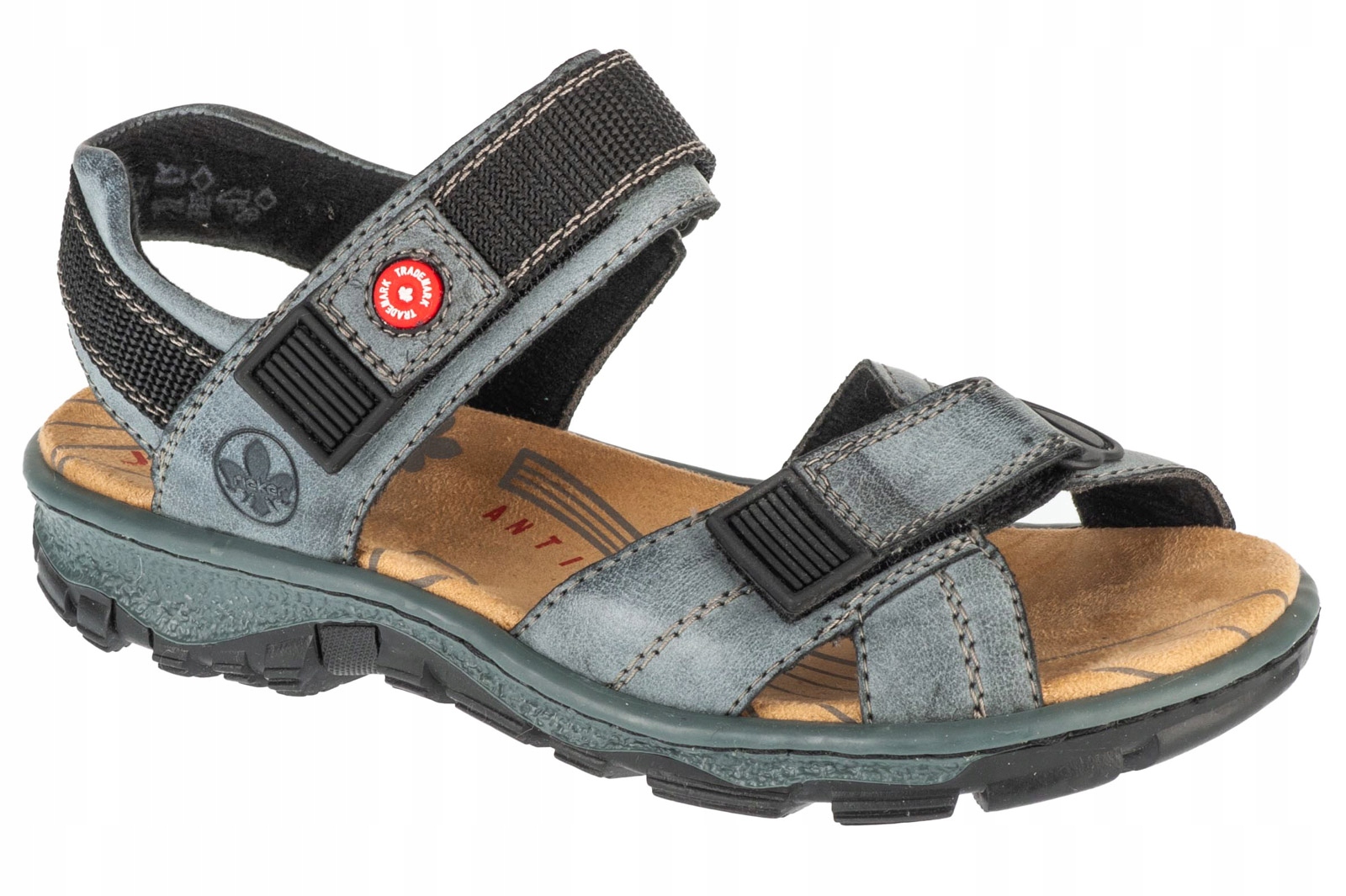 Rieker Sandals -37- Dámské sandály modré