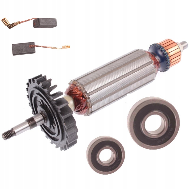 Wirnik Dewalt DWE4050 DWE4051 DWE4056 DWE4057 łożyska szczotki węglowe