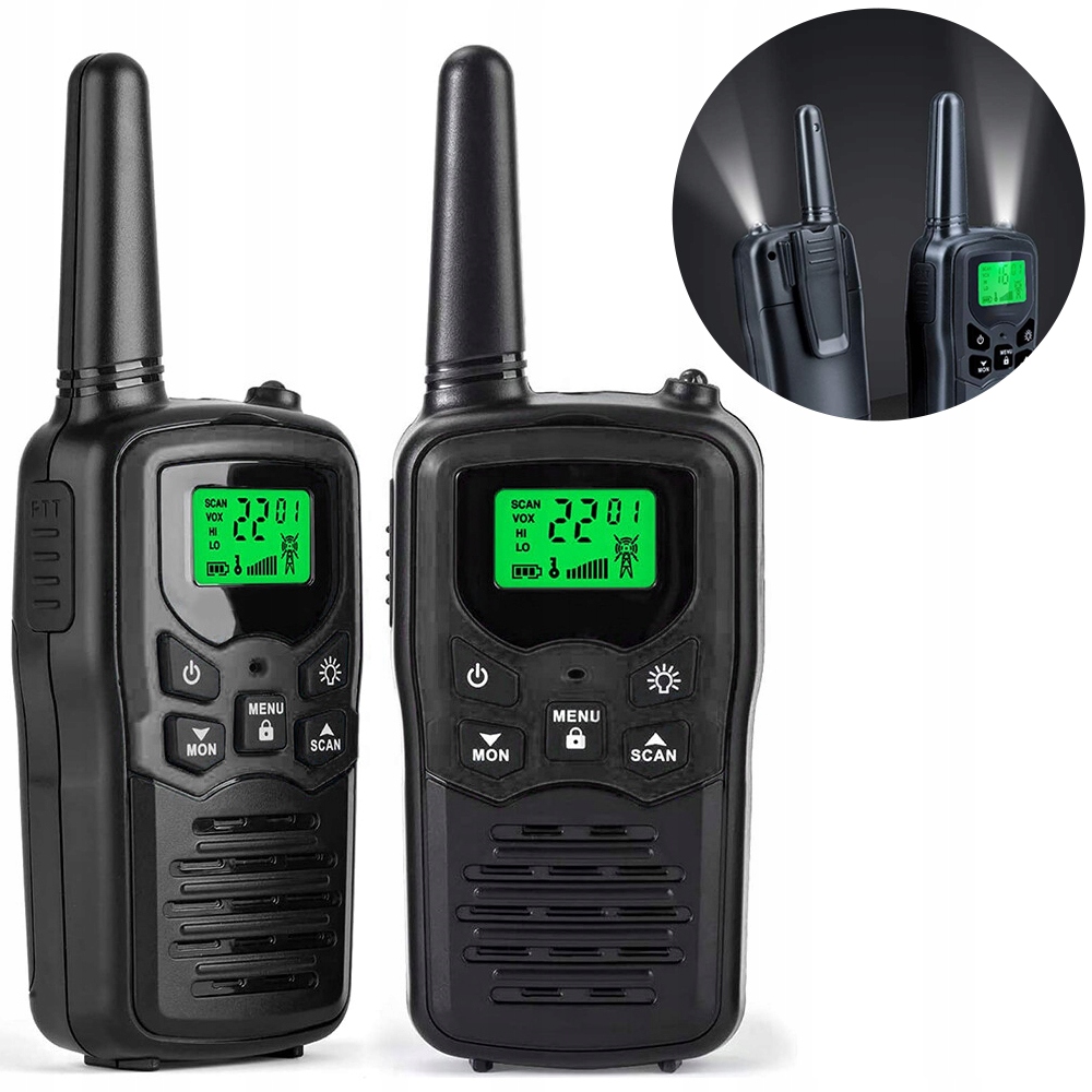 Eu Walkie Talkie Krótkofalówka Łoki Toki Latarka Usb