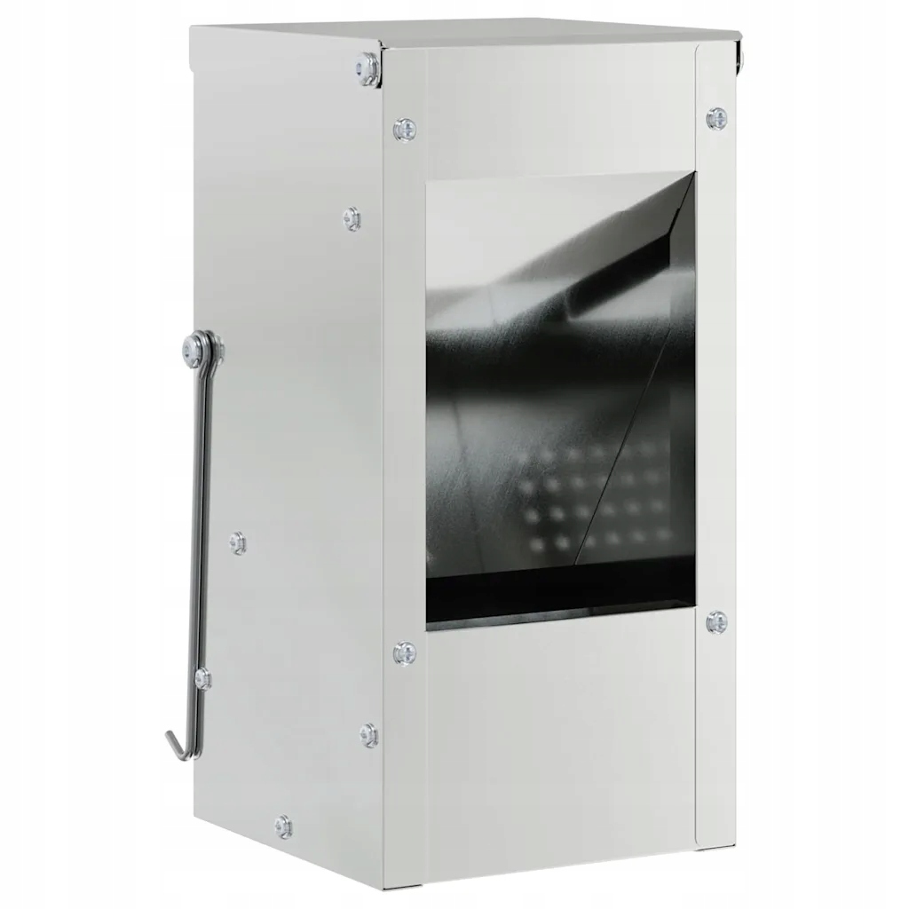 Levně Krmítko pro králíky Stříbrná 12,5 x 12,5 x 25 cm