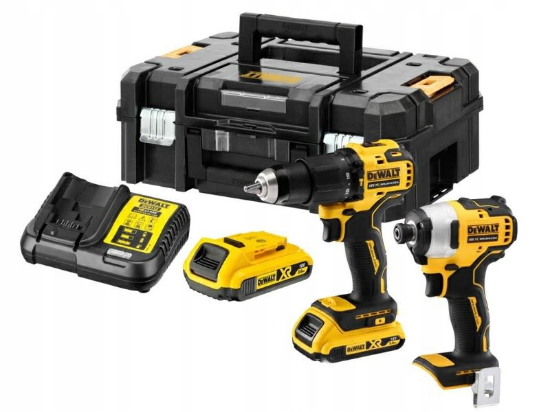 Zestaw Combo 18V 2x2,0Ah DCD709+DCF809 DeWALT DCK2062D2T