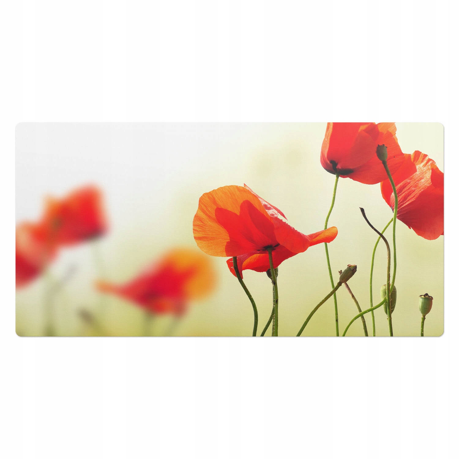 Herní podložka se vzorem na stůl Větrné květinové inspirace 100 x 50 cm