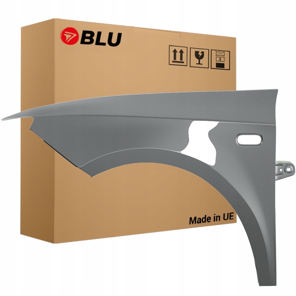 Blu Blatník Seat Ibiza IV 4 6J LS7U levý stříbrný 08-17 přední GrauSombra