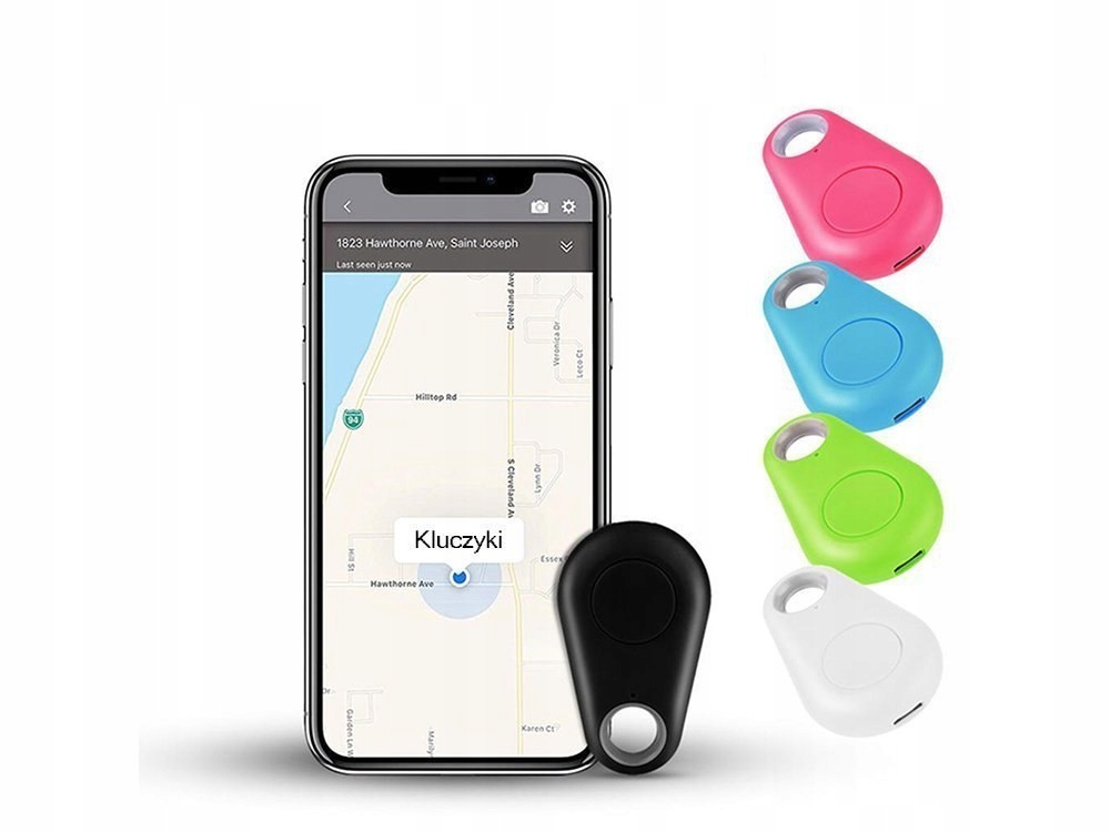 Kľúčenka lokátor kľúčov telefónu gps bluetooth ZWY