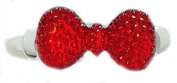 

Diamenciki Kokardki Exclusive Spinki inny wzór red