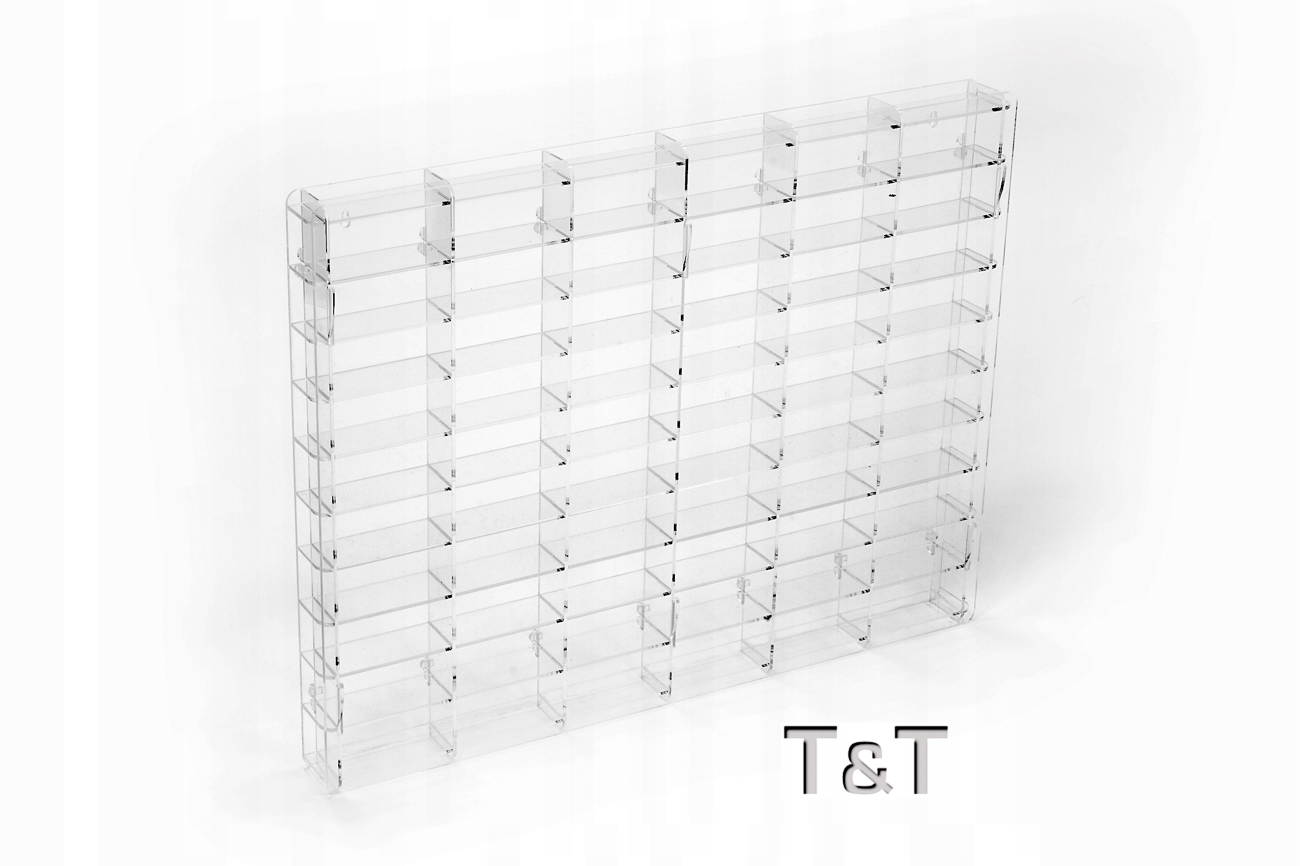 Vitrína plexi vitrína na modely 1:64 Hot Wheels černá záda