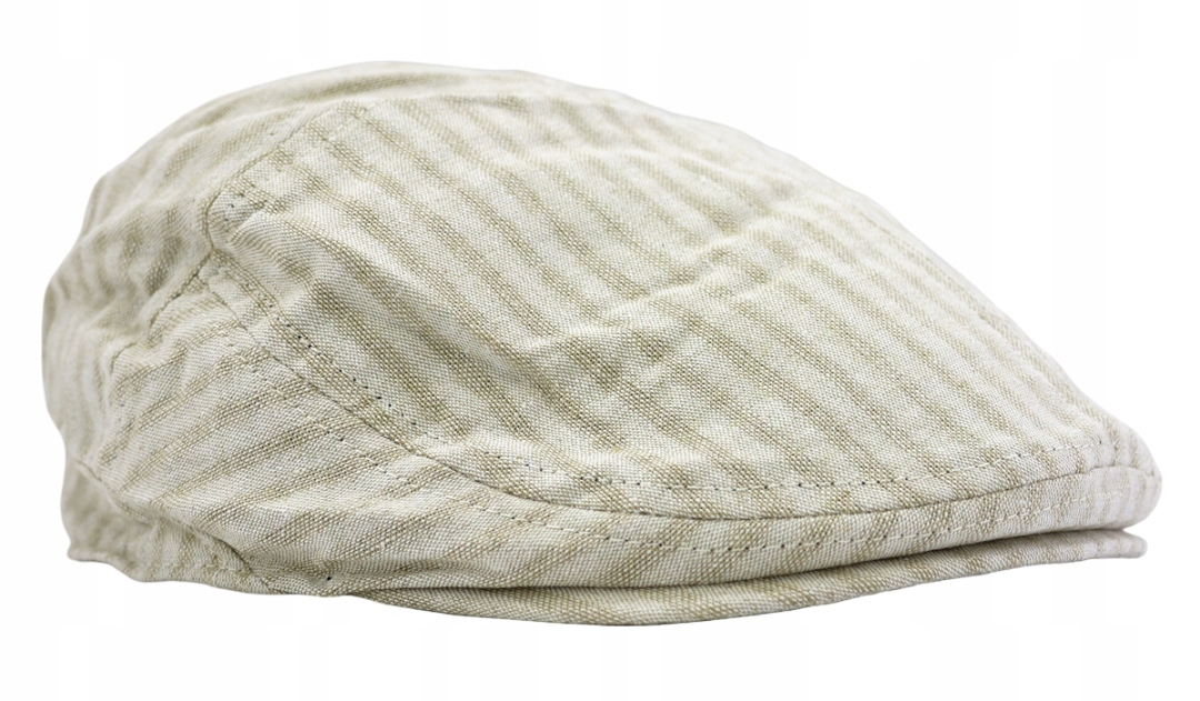 Čepice Ivy Cap Pánská čepice Block Headwear 57/59 Elegantní béžové pruhy