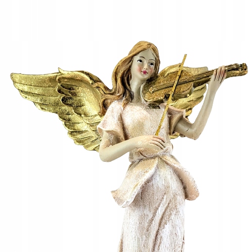 FIGURKA ANIOŁ ZE SKRZYPCAMI DWA WZORY Wysokość produktu 27 cm