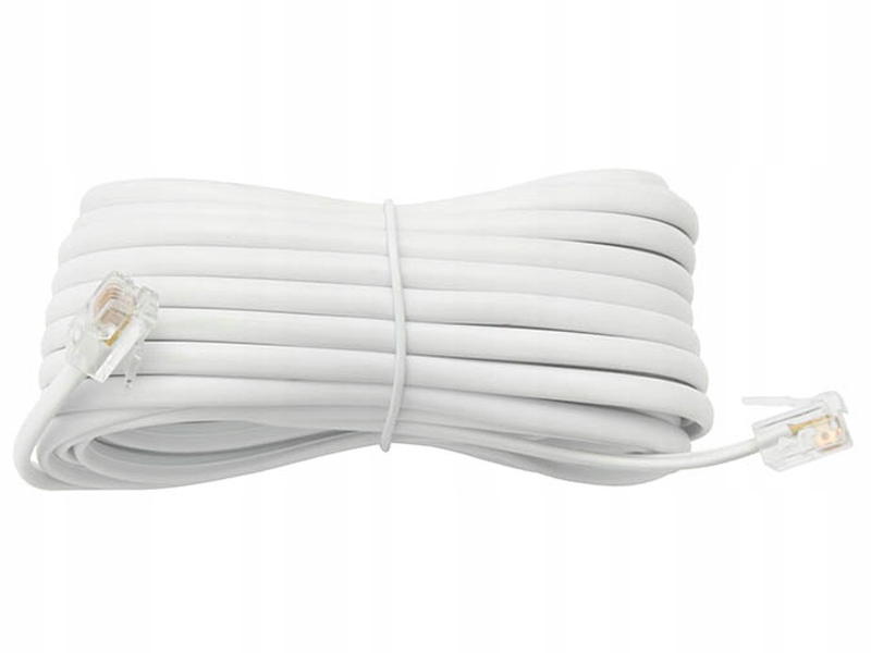 

Kabel przewód telefoniczny RJ11 6P4C 10m