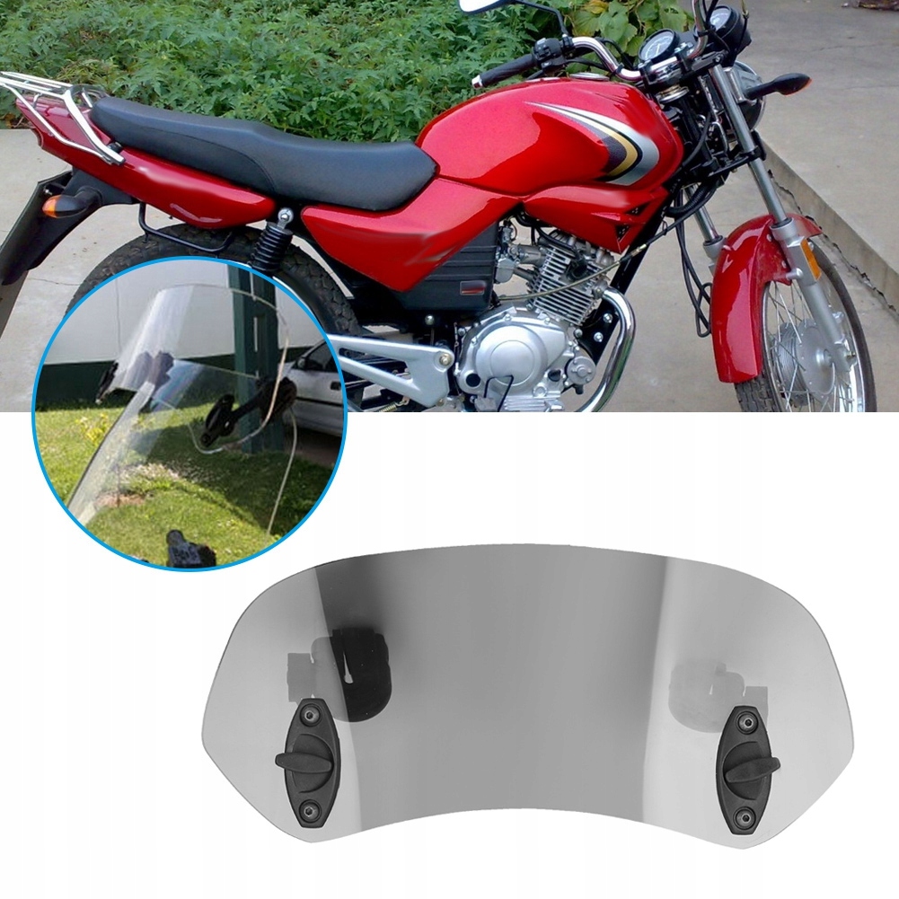 DEFLEKTOR MOTOCYKLOWY SZYBA OWIEWKA UNIWERSALNA Stan opakowania oryginalne