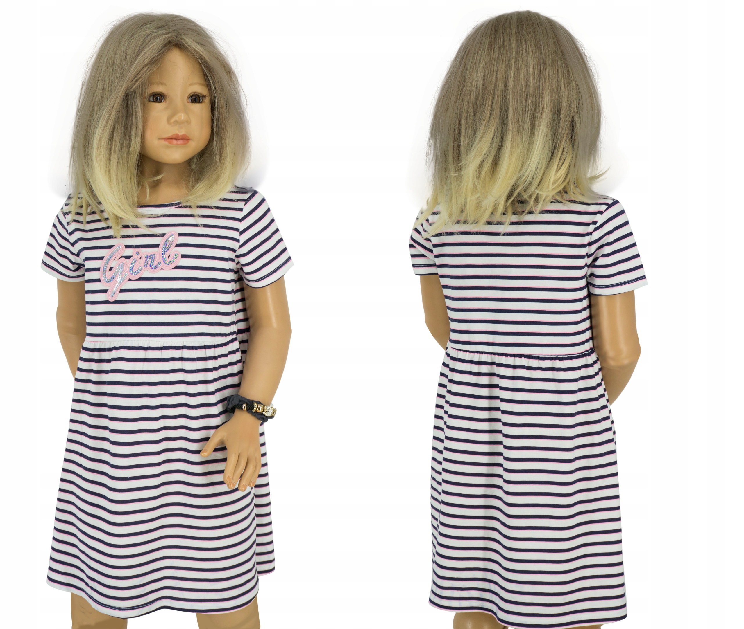 

0178 Bawełniana sukienka girl rozmiar 134