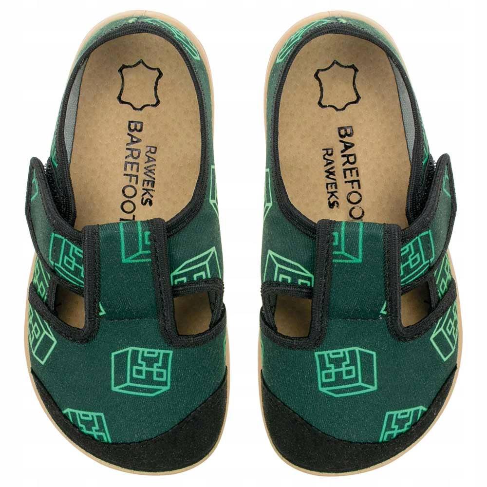 kapcie Barefoot do przedszkola, pantofle dziecięce Gamer r. 31 Raweks
