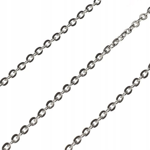 LAN63-2m Łańcuszek Metraż Ogniwa 2,2x3mm srebrny