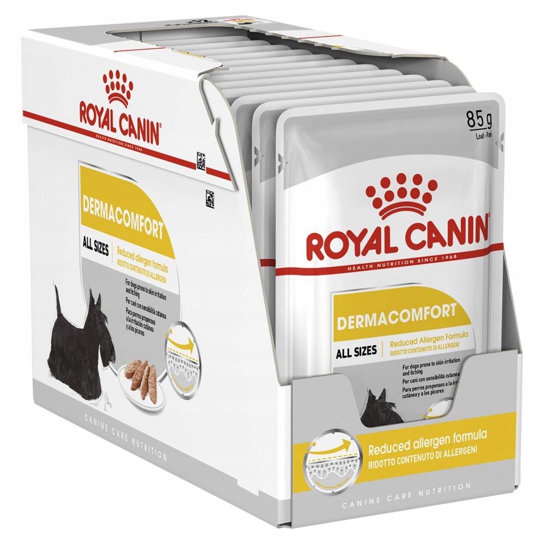 Royal Canin Ccn Dermacomfort Loaf vlhké krmivo pro dospělého psa 12x85 g