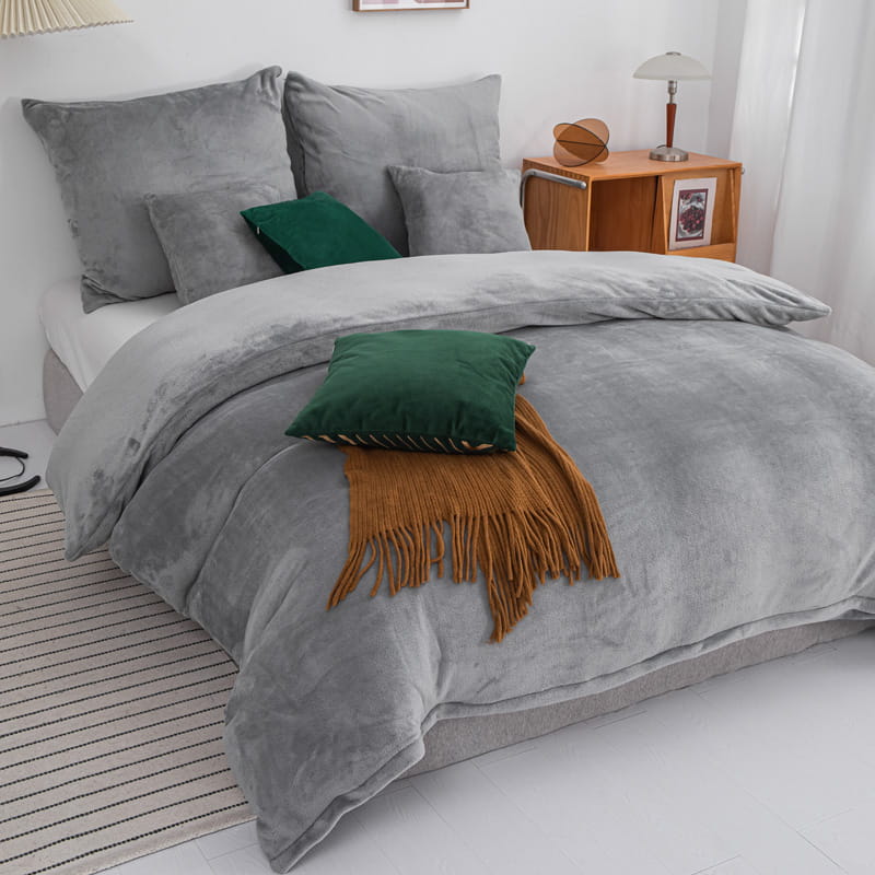 Posteľná Bielizeň z mikrovlákna Miś Cozy 200x220, šedá