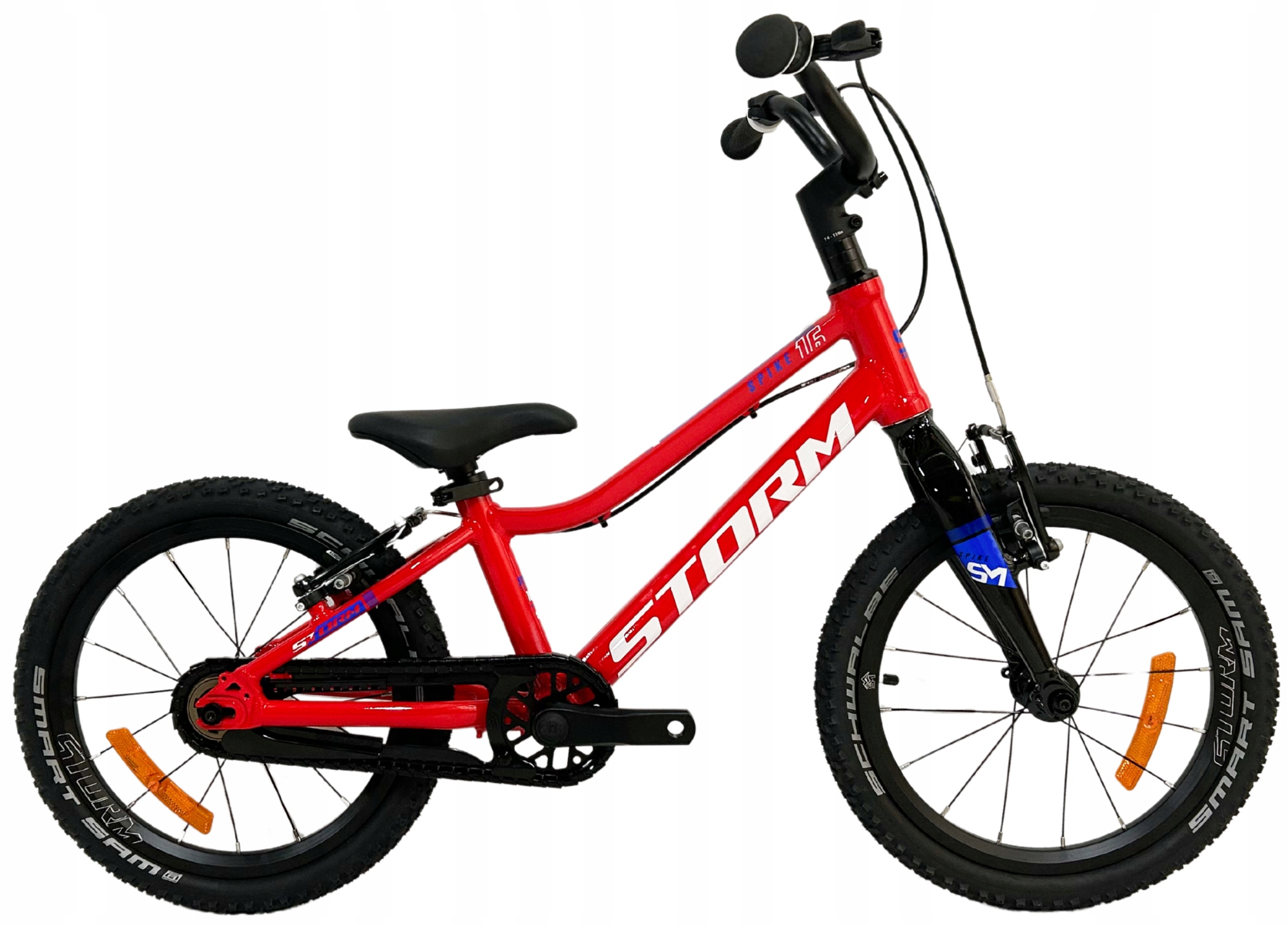 Rower Dziecięcy 16 cali Storm Spike Light ultra lekki 6,1 Kg czerwony