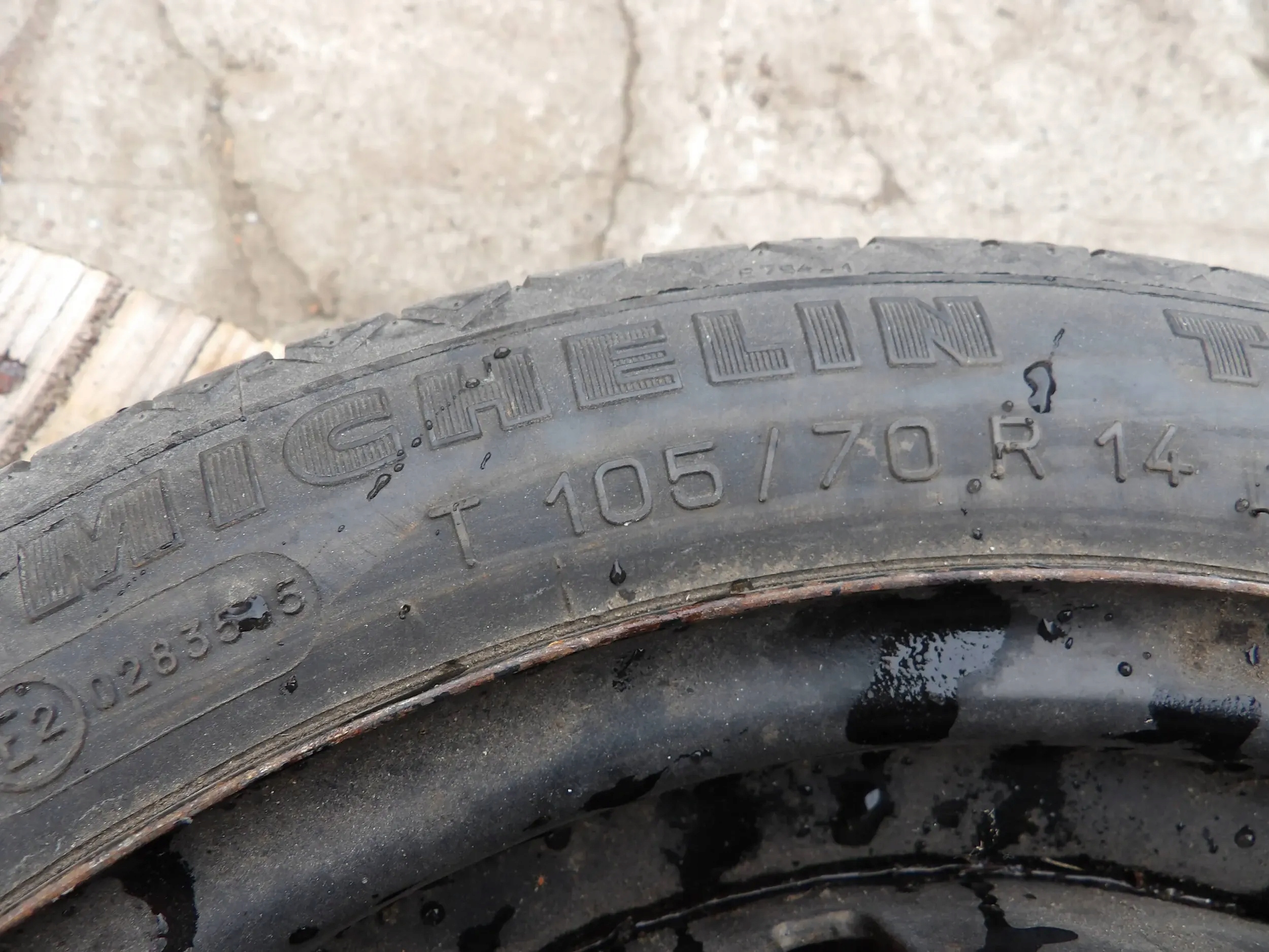 Volkswagen Golf III wheel spare R14 MICHELIN ET45
