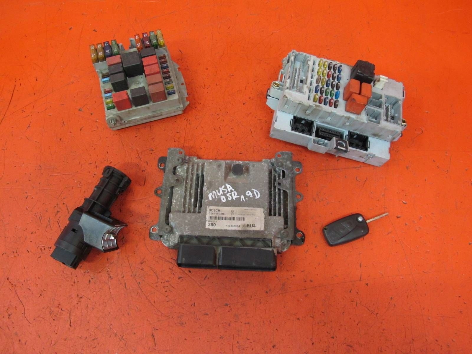 LANCIA MUSA 04- 1.9 D 188B2000 computer compartment BSI ignition key KPL