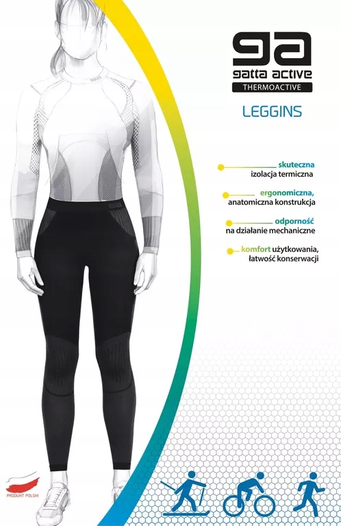 Gatta leginsy termoaktywne Leggins Women Dablam roz. XL