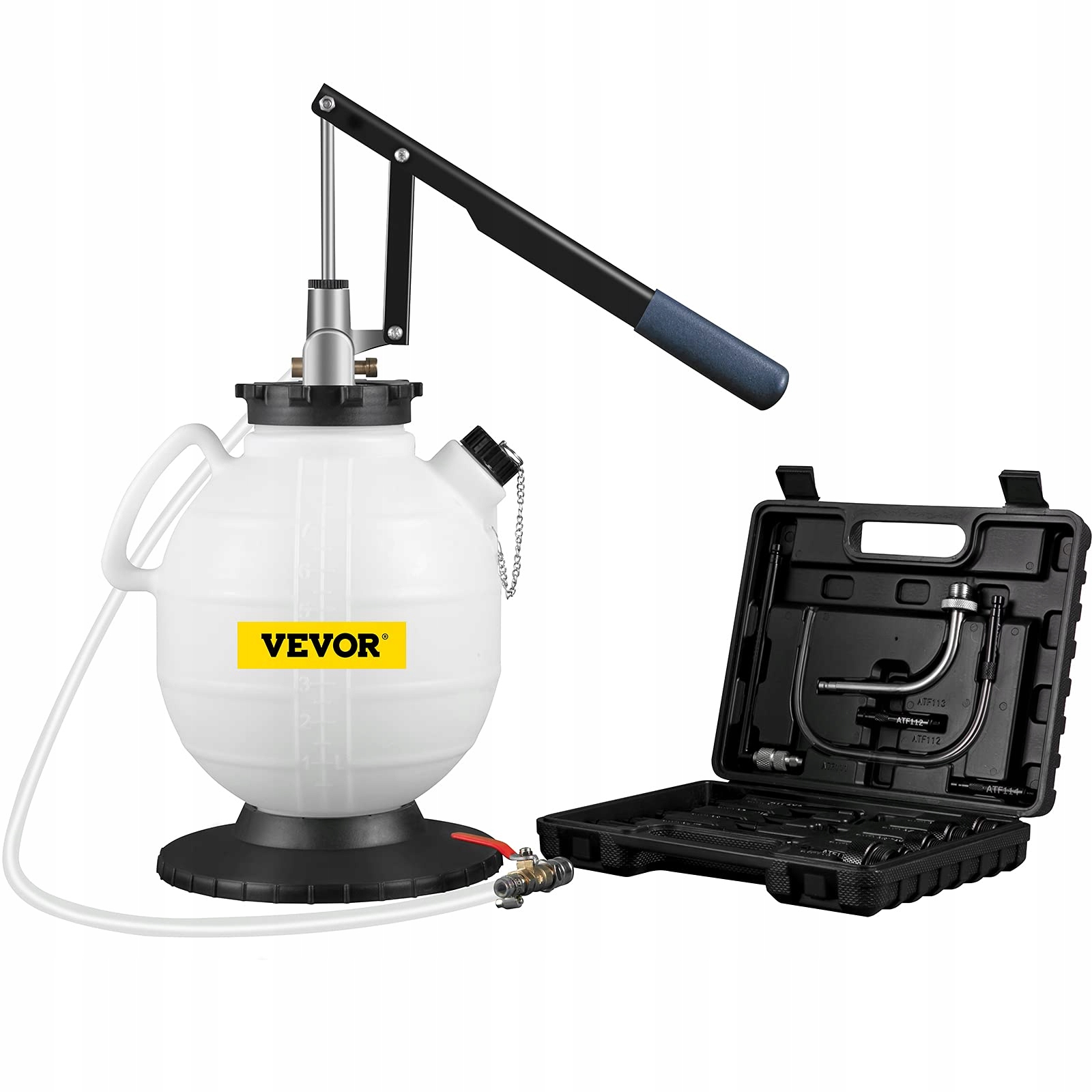 Čerpadlo Vevor medené 7.5 l ručná vákuová pumpa s reguláciou
