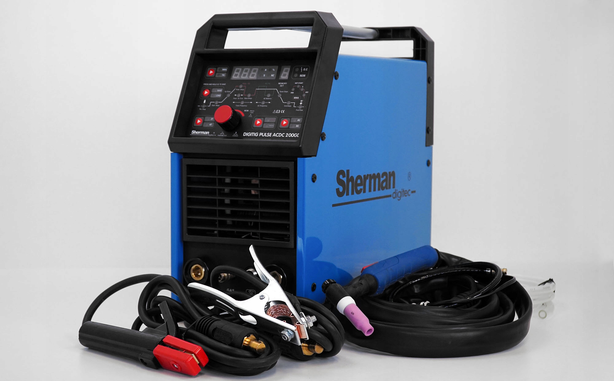 Spawarka Sherman TIG AC DC 200A MMA do aluminium Marka Sherman