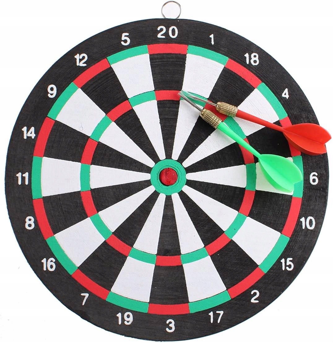 Tablica Tarcza sizalowa Dart Master Darts średnica 24 cm 2 rzutki