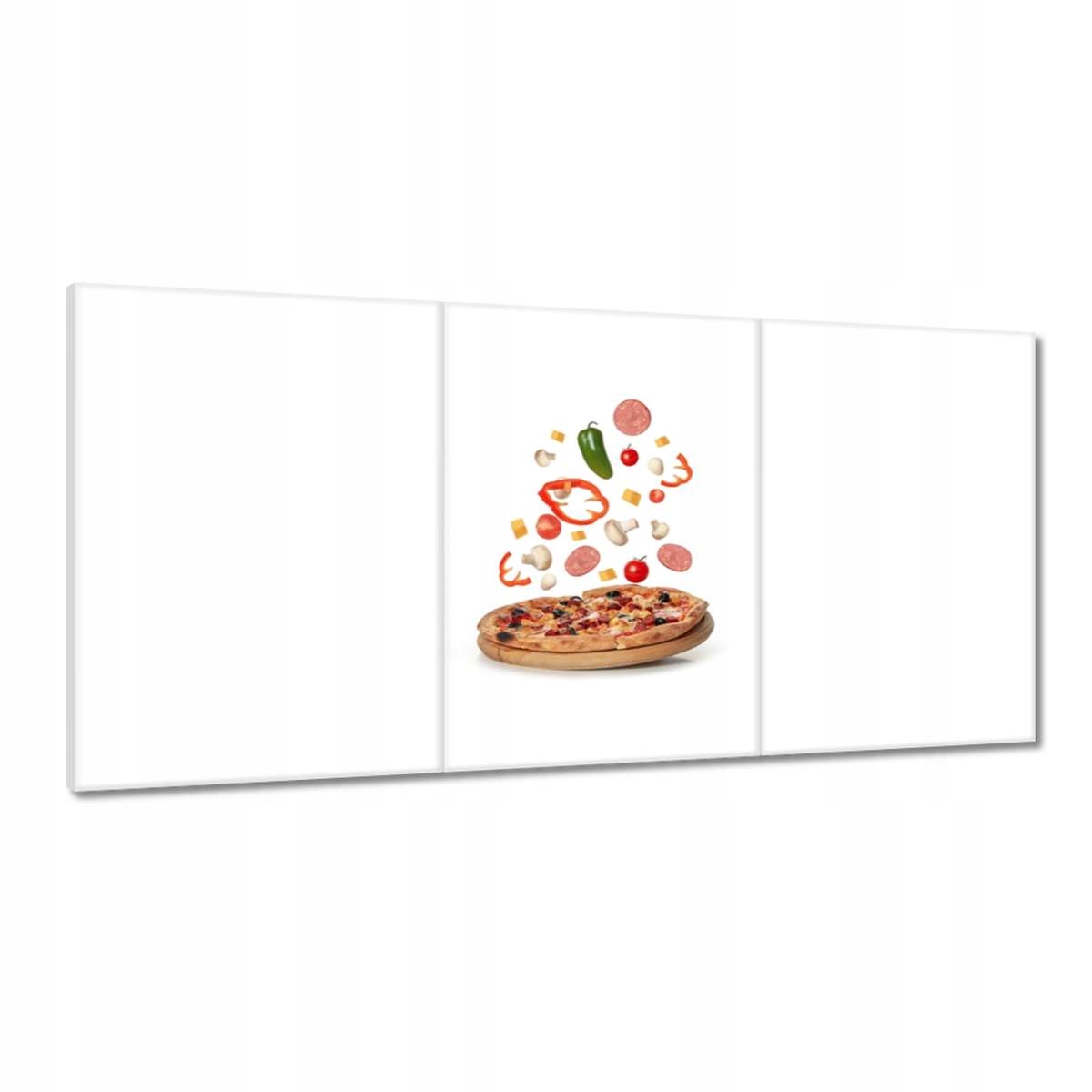 Obrazy 180x90 Pizza so zeleninou a syrom