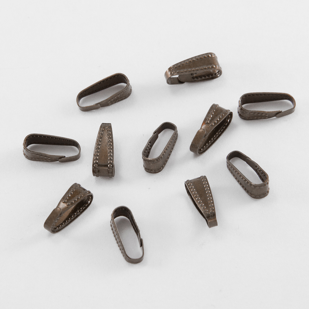 Uchwyty do Zawieszek Mosiądz 10x3.5mm 30szt